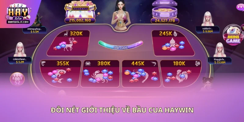 Đôi nét giới thiệu về bầu cua Haywin