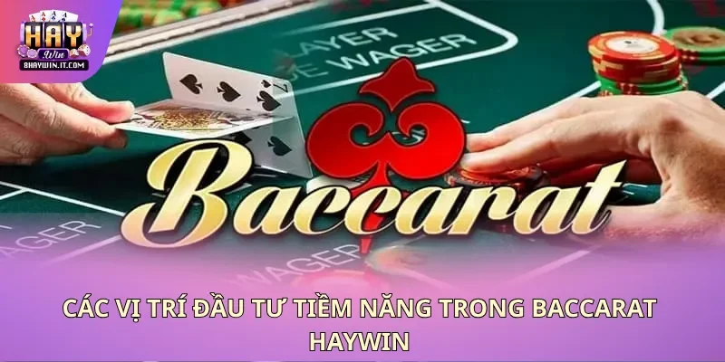 Các vị trí đầu tư tiềm năng trong baccarat haywin