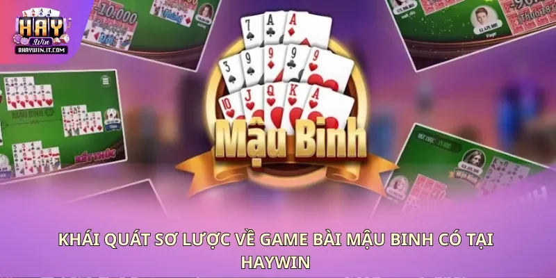 Khái quát sơ lược về game bài mậu binh có tại Haywin