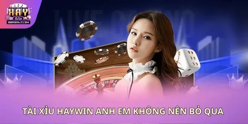 Tài xỉu Haywin anh em không nên bỏ qua Tài xỉu Haywin anh em không nên bỏ qua