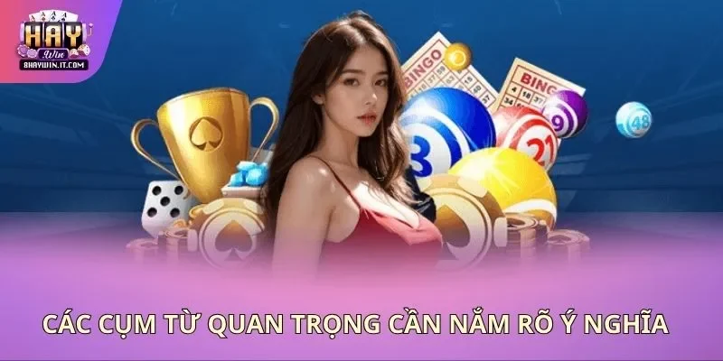 Các cụm từ quan trọng cần nắm rõ ý nghĩa Các cụm từ quan trọng cần nắm rõ ý nghĩa